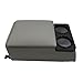LOOYE Car Center Console with Cup Holders, Universal Truck Bench Seat Organizer, Back Seat Storage (Gray)