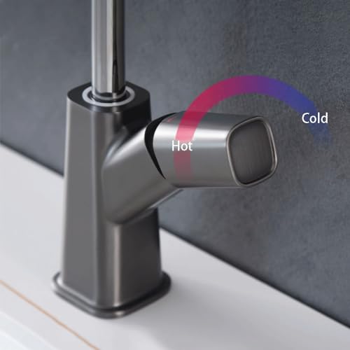 Grifo for lavabo de baño anticanas con temperatura ajustable monomando 6