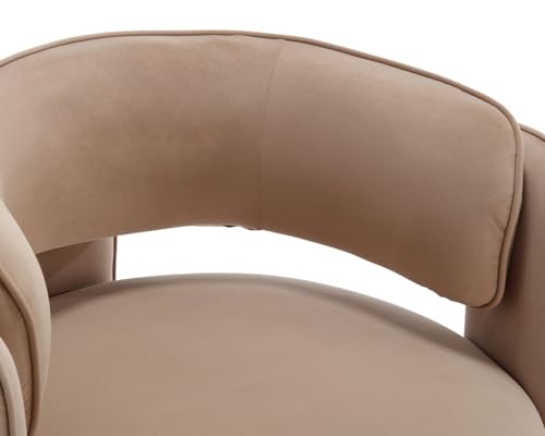 Sillón Barrel Tapizado Pana Verde Caqui miniatura 7