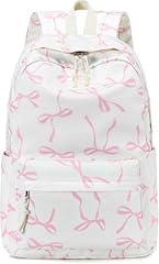 Pink Bow With Beige Base