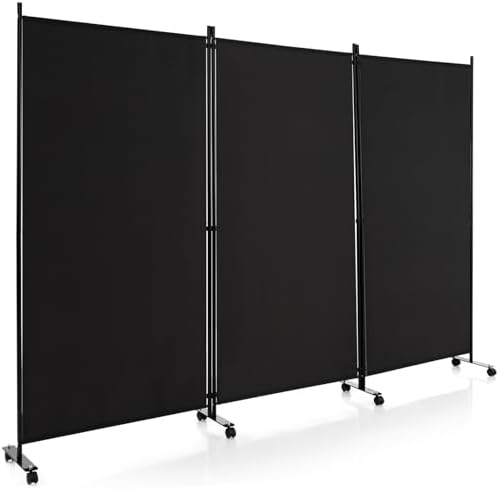 Sorbus Room Divider Privacy Screen, 6 Ft. Tall Extra Wide Foldable