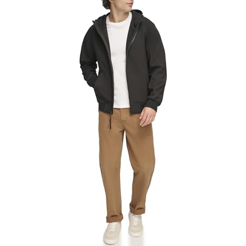 Image of Levi's Men's Hooded Water Resistant Softshell Bomber Jacket