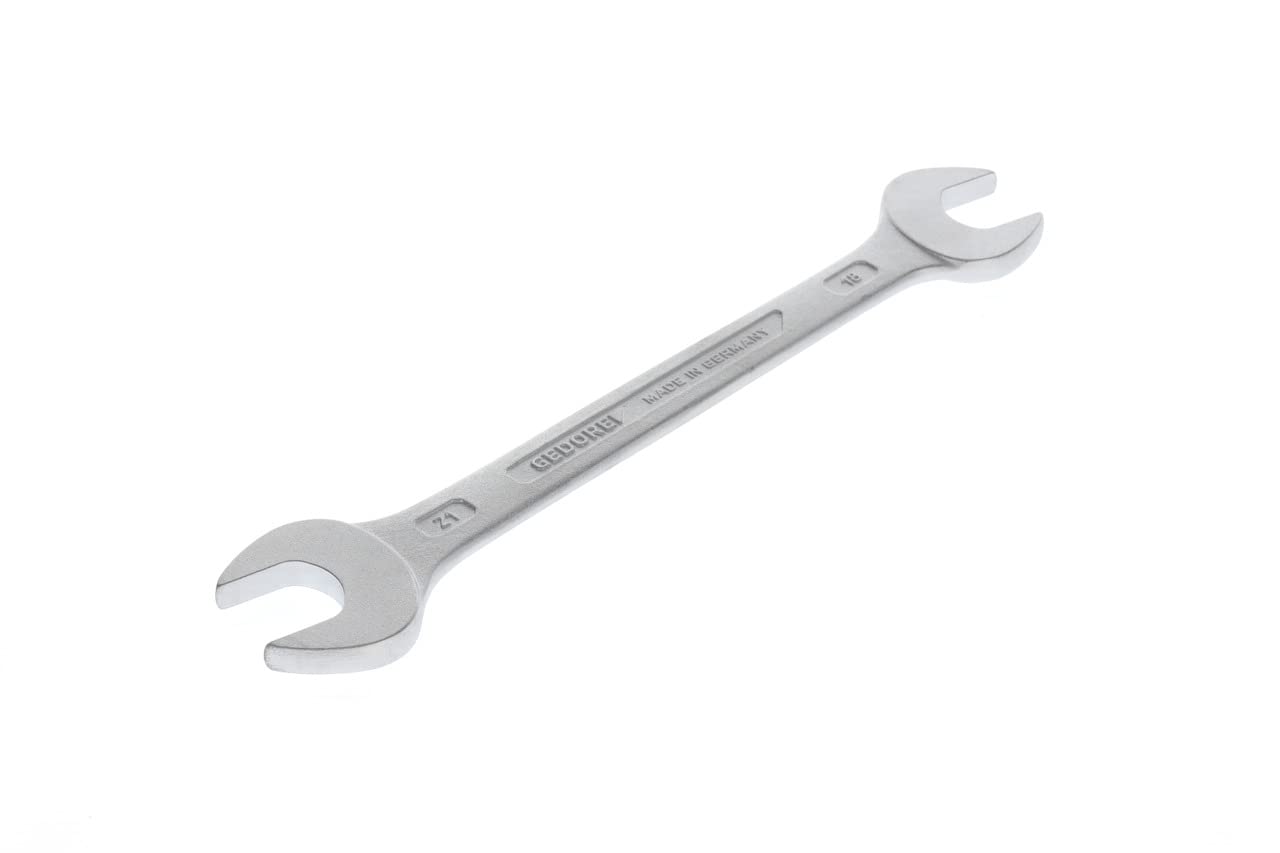 Gedore 6 Metric Double Open End Spanner Wrench 18x21mm