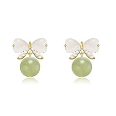 Green Jade Earrings