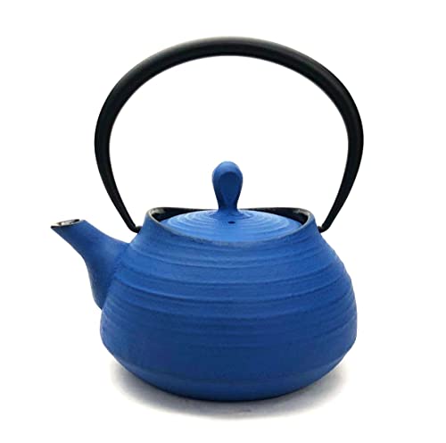 壱鋳堂　南部鉄器　ティーポット　刷毛目　Hakeme 0.4L　ジャパンブルーのサムネイル