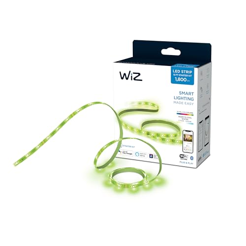 WiZ Connected 13ft LED Light Strip Base Kit + Extension - Flowing...