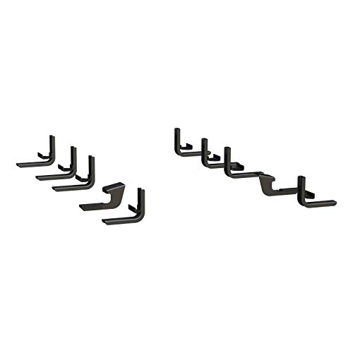 Estribos laterales de aluminio negro LUVERNE O-Mega II 98 pulg miniatura 2