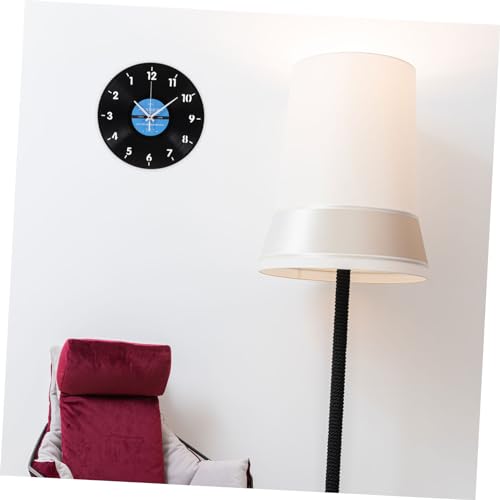 Horloge murale silencieuse créative pour décor rétro de bureau - 8
