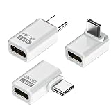 USB C to USB Adapter, 3pcs Blanc USB C vers USB C Femelle vers Mâle,...
