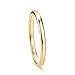 TRUMIUM 2mm 24K Gold Plated Tungsten Rings for Women Plain Thin High Polish Engagement Wedding Band Size 7