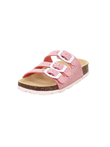 Superfit Fussbettpantoffel 1-800113 Hausschuhe, PINK/WEIß 5640