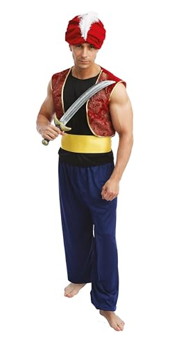 P'tit Clown - 23318 | Déguisement adulte de prince oriental - Taille S/M, luxe