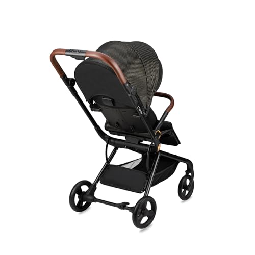 MoMi Kinderwagen ADELLE ab 6. Monat (bis 22 kg), klappbarer Buggy mit 360°-Sitz und 5-Punkt-Sicherheitsgurt, Einkaufskorb, mit Tragegriff zum Tragen nach dem Zusammenklappen