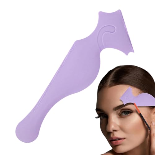 Herramienta para delineador de ojos alado, plantilla de maquillaje de precisión, herramienta auxiliar multifuncional de 5.67 x 0.07 pulgadas, guía de belleza de silicona para maquillaje perfecto de