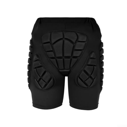 Besshepplo Pantalones cortos protectores de cadera de esquí gruesos con acolchado de EVA para hombres y mujeres, almohadilla de nailon y elastano transpirable para snowboard, esquí y patinaje sobre - imagen 6