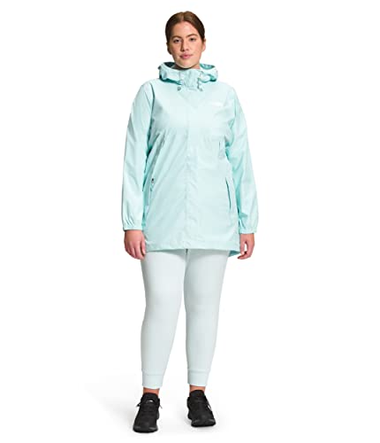 THE NORTH FACE Parca feminina Plus Antora impermeável, Azul-claro, XXG