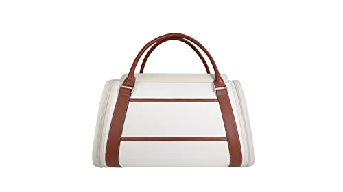 Voocoo 6974381464000 Cat Carrier For Medium Large Cats, Dog Purse Pet Carrier Pu Leather Bag thumb #3
