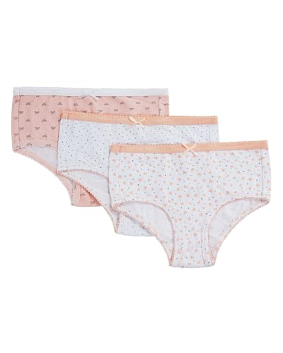 MeMoi Girl's Printed Cotton Briefs 3 Pack2