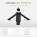 Waveshare Portable Mini Tripod, Compatible with DJI Pocket 3 Camera, Black Color, Lightweight Outdoor Universal Tripod