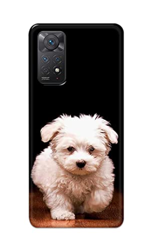 Image of PRINTFIDAA� Printed Hard Back Cover Case for Mi Redmi Note 11 Pro 4G | 5G Back Cover (Puppy Dog) -2808