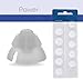 Power Domes 12mm Double Vent Hearing Aid for Oticon Replacements, Oticon Minifit Double Vent Domes, 2 Pack of 10 Each (Total 20Pcs)