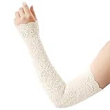 Photo Gallery rainflowwer maniche in pizzo da donna, maniche da sposa, guanti lunghi senza dita in pizzo floreale per feste nuziali e costumi da ballo, 1 rosa rosso, taglia unica Photo Gallery rainflowwer maniche in pizzo da donna, maniche da sposa, guanti lunghi senza dita in pizzo floreale per feste nuziali e costumi da ballo, 1 rosa rosso, taglia unica