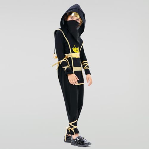 Disfraz completo Ninja para niños talla S 4-5 años miniatura 6