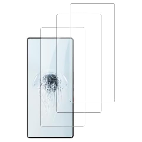 NOUKAJU Screen Protector for REDMAGIC 10 Pro/10 Pro Plus, HD Tempered Glass,Scratch Resistant,Tempered Glass Screen Protector for Red Magic 10 Pro[3pack] Cover