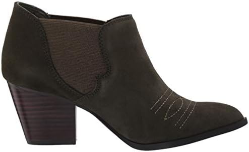 Bella Vita Women's Emilia Western-Inspired Shootie Ankle Boot, Olive Suede Leather, 7 N US | Image 5