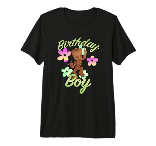 T-shirt Marvel Groot Birthday Boy cadeau anniversaire original