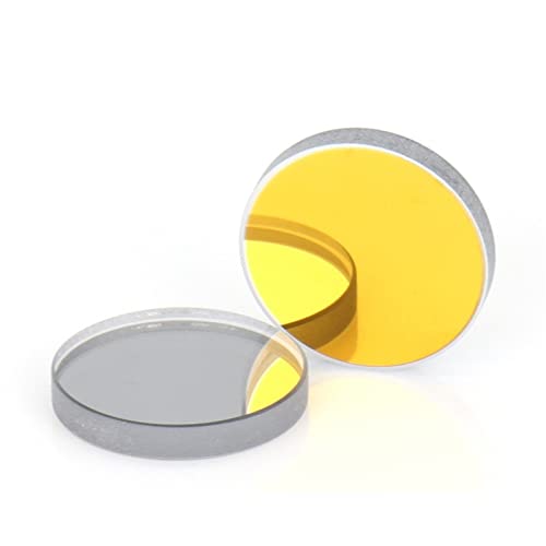 K9 CO2 Laser Reflect Mirror D20 D25mm Glass with Golden Coating for Co2 Laser Engraver Cutting Machine(25mm)