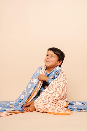 Image of Copper Pearl Jumbo 3-Layer Baby Blanket: Soft Baby Quilts for Boys and Girls | Breathable, Cozy, Toddler Blanket | Baby Quilt for Newborns | 60x72 Premium Material | Dunk