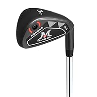 MAZEL WM-X4 Golf-Schmiedeeisen 3, 4, 5, 6, 7, 8, 9, P, S, niedriges COG und breite Sohle, einzelne Golf-Eisen helfen Anfängern, Genauigkeit und Distanz zu maximieren (schwarz, 3 Eisen, 17 °)