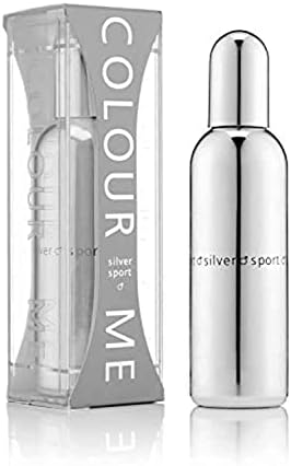 COLOUR ME Silver Sport - Fragrance for Men - 3 oz Eau de Parfum, by Milton-Lloyd