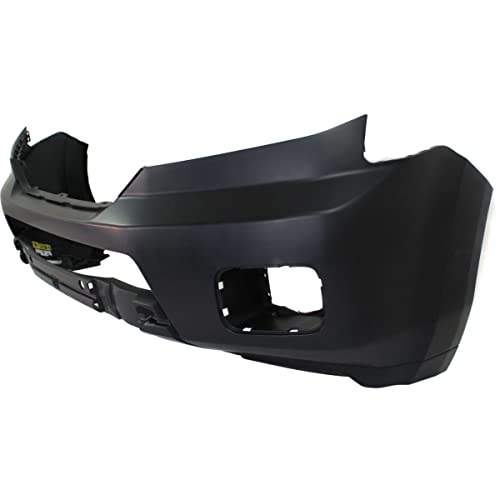 Image of FitParts Compatible with Honda Pilot 2009-2011 Front Bumper Cover | Primed, With Fog Light Holes, Ready to Paint, OEM 04711SZAA91ZZ, HO1000263