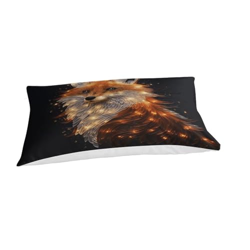 Housse de couette renard imprimée en 3D avec fermeture éclair invisible - 5