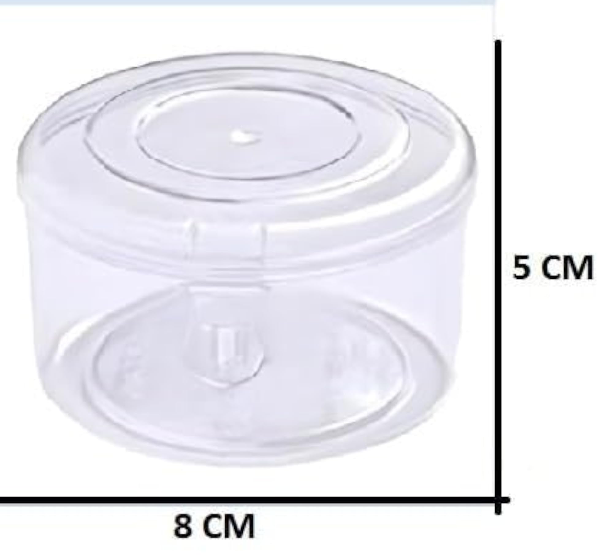 Pack of 12 Transparent Plastic Bangle Storage Boxes for Women