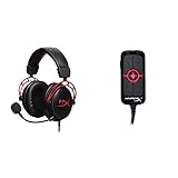 HyperX Cloud Alpha Gaming Headset - Dual Chamber Drivers and HyperX Amp USB Sound Card - Virtual 7.1...