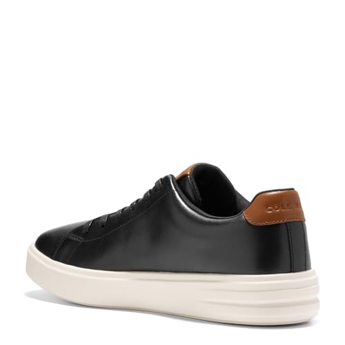 Cole Haan Cole Haan Men's Grand+ Court Sneakers, Black/Ivory, 8-M US