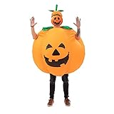 SVNVIOZ ハロウィン カボチャ コスプレ 仮装 コスチューム カボチャ着ぐるみ いたずら 変装スーツ ハロウィン イベント おもしろい パフォーマンス道具 空気充填 膨張式 大人用 男女共用