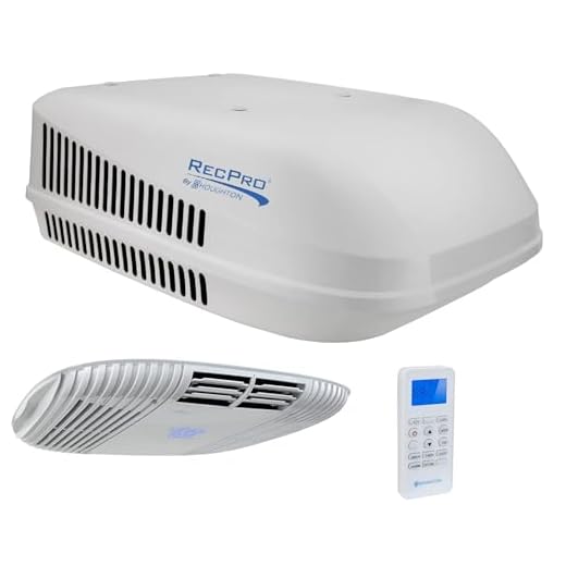 RecPro RV Air Conditioner 15K Non-Ducted | With Heat Pump for Heating or Cooling Option | RV AC Unit | Camper Air Conditioner (White)