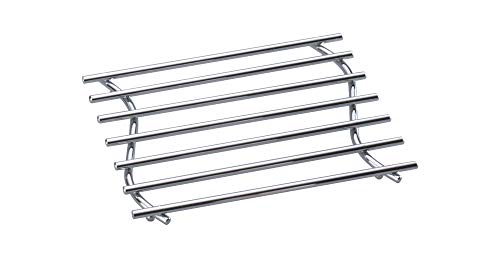 KitchenCraft Heavy Duty Trivet with Chrome Plated Finish, Medium (27 x 20 cm)