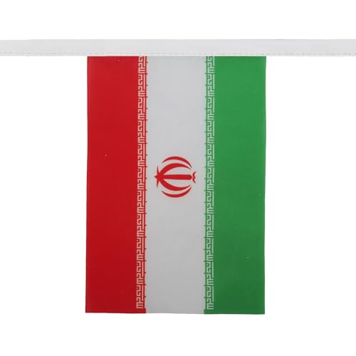 Drapeau Iranien en grand format avec 20 fanions en polyester durable
