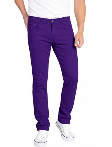 WULFUL Men's Slim Fit Skinny Stretch Comfy Jeans Denim Pants
