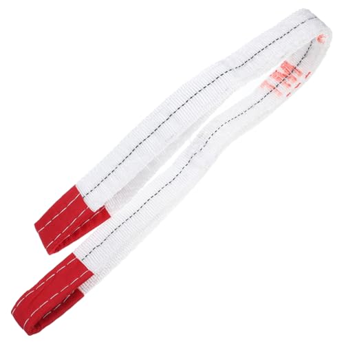 SOLUSTRE Transport Sling Lifting Slings Web Slings Lifting Sling for Appliances Slings for Lifting Furniture Lift Sling Straps Industrial Lifting Straps Lifting Belt White Polypropylene