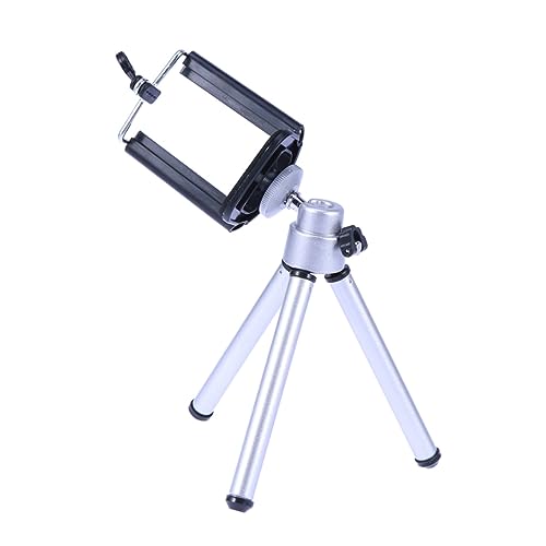 Uonlytech Support pour Trépied Réglable avec Pince pour Téléphone Trépied pour Appareil Photo Léger Et Portable Antidérapants