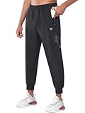 NORTHYARD Men's Fleece Lined Pants Winter Warm Sweatpants Thicken Windproof Pants Track Athletic Running Joggers Workout Gym Black XL