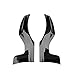 IKON MOTORSPRTS, Rear Bumper Aprons Compatible with 2022-2026 Honda Civic 11th Gen Hatchback 4-Door, PP Gloss Black Mugen Style Rear Side Corner Valance Canard Diffuser Spats Add-On Guard Pair