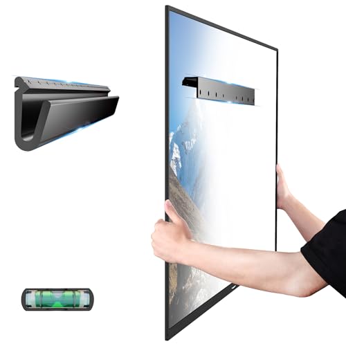 HYPIGO No-Stud TV Wall Mount, Studless TV Wall Mount for 26–55 Inch TVs, Holds up to 100 lbs, Max VESA 400x400, Drywall Tv Hanger Bracket, No Drill, Renter Friendly, All Hardware Included