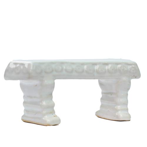Bloom Bagicha Ceramic Miniature Bench for Fairy Garden/Landscaping/Tray Gardening (B07WH4Y1NF) Amazon Price History, Amazon Price Tracker